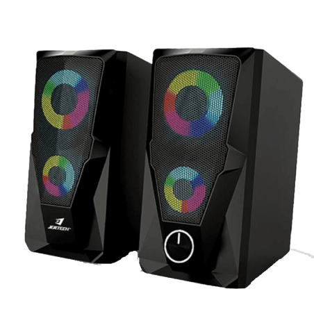 Jertech Speaker S6 USB, 3.5 RGB BLACK