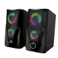Jertech Speaker S6 USB, 3.5 RGB BLACK