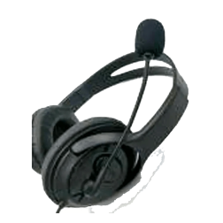 Jedel Headset GH115 3.5, WIRED BLACK