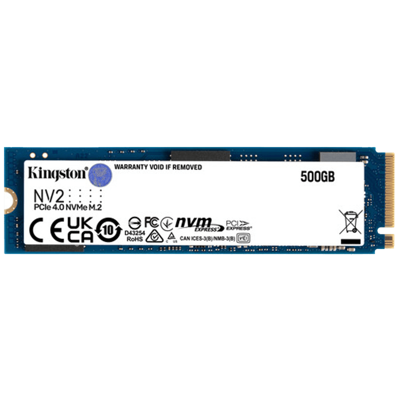 Kingston M.2 500GB Nvme Pcie Ssd Gen4X4 SNV2S/500G