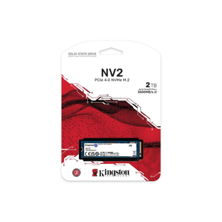 Kingston M.2 2TB Nvme Pcie Ssd Gen4X4 2280 SNV2S/2000G