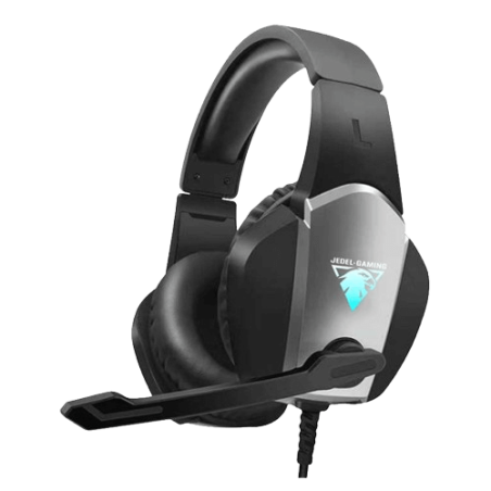 Jedel Headset GH220 2*3.5, USB WIRED RGB BLACK Gaming