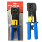 Board-x Crimping Tool for 8P, 6P RJ45 RJ11 CAT5E CAT6 Strip, cut, crimp
