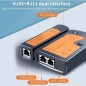 Board-X Network Cable Tester RJ45 RJ11 RJ12 Cat5 UTP LAN Cable Handheld