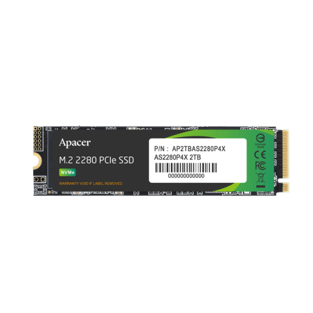Apacer M.2 2Tb Nvme Pcie Ssd Gen3X4 AP2TBAS2280P4X-1