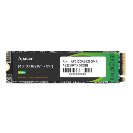 Apacer M.2 512GB Nvme Pcie Ssd Gen3X4 AP512GAS2280P4X-1