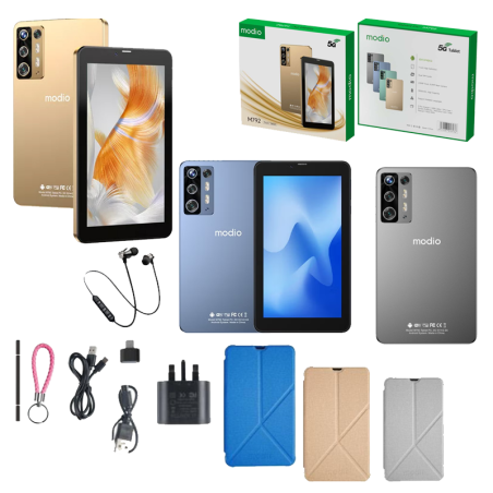 MODIO TABLET PC M792 7" 6Gb Ram 256Gb Storage Gold, Blue, Grey