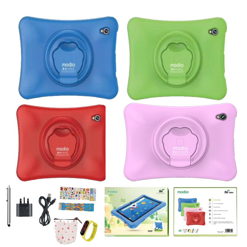 MODIO TABLET PC M29 10" 6Gb Ram 256Gb Storage Pink, Blue, Green, Red