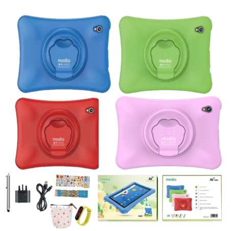 MODIO TABLET PC M29 10" 6Gb Ram 256Gb Storage Pink, Blue, Green, Red