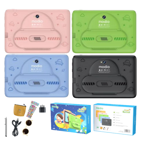 MODIO TABLET PC M60 7" 4Gb Ram 64Gb Storage Blue, Black, Green, Pink