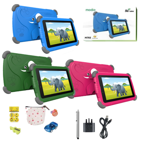 MODIO TABLET PC M793 7" 4Gb Ram 128Gb Storage Pink, Green, Blue