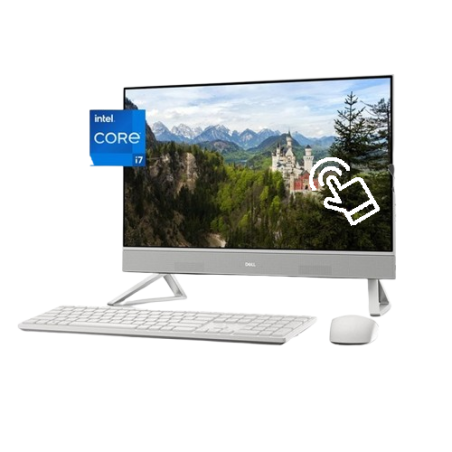 Dell All in one Inspiron 5410 DIM0157750 Intel Core i7 1255U 16Gb Memory 512Gb NVME Intel Iris Xe 23.3" Fhd Touchscreen Win 11