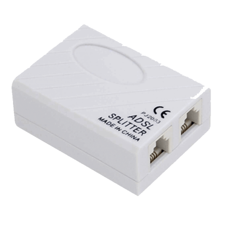 Board-x Plug Splitter Adsl Filter/DSL Filter RJ11 for Landline Telephone and Modem Box