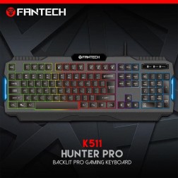 Fantech Keyboard Usb K511 Hunter Pro Gaming