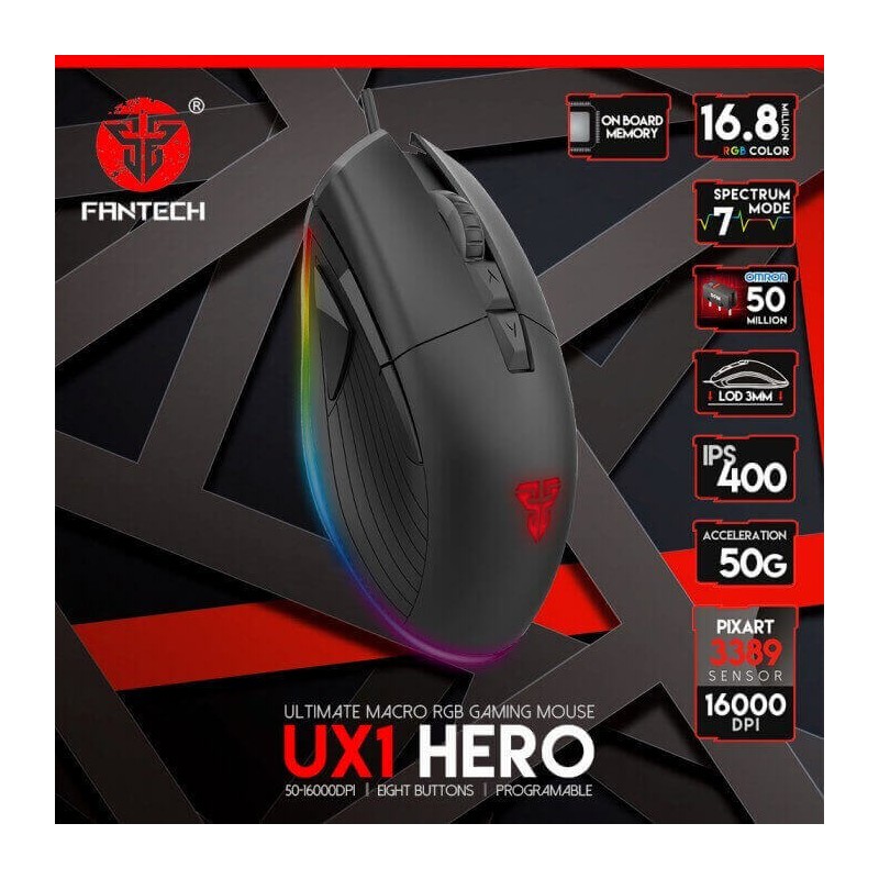 Fantech Ux1 Hero Rgb Gaming Mouse Fantech Ux1 Hero Rgb Gaming Mouse