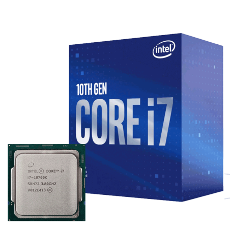Intel Processor 10Th Gen Core I7-10700K 3.80Ghz Lga1200 16Mb Cache Bx8070110700K
