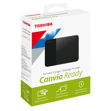 Toshiba Canvio 2.5” 4TB External Usb 3.2 HDTP340EK3Ca