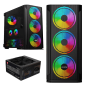 Board-X Case Bx1 Psu 950W Acylic Side Rainbow Fan Board-X Case Bx1 Psu 950W Acylic Side Rainbow Fan