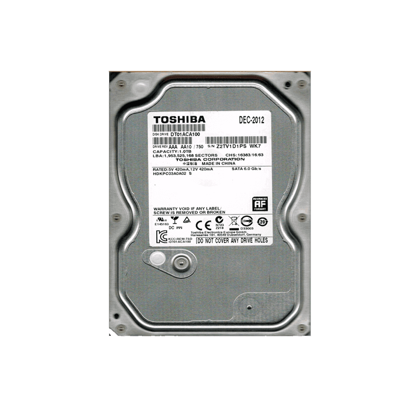 Hdd 3.5 Inch 1Tb Sata Pull Out