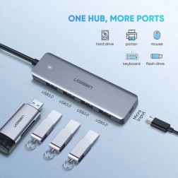 Hub Usb-C To 4 Ports Usb 3.0 70336 Ugreen