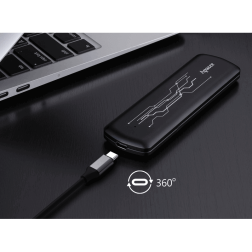 Apacer Ssd Portable 512Gb AS722 USB 3.2 Gen2 Nvme type C AP512GAS722B-1