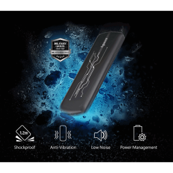 Apacer Ssd Portable 1Tb AS722 USB 3.2 Gen2 Nvme type C AP1TBAS722B-1
