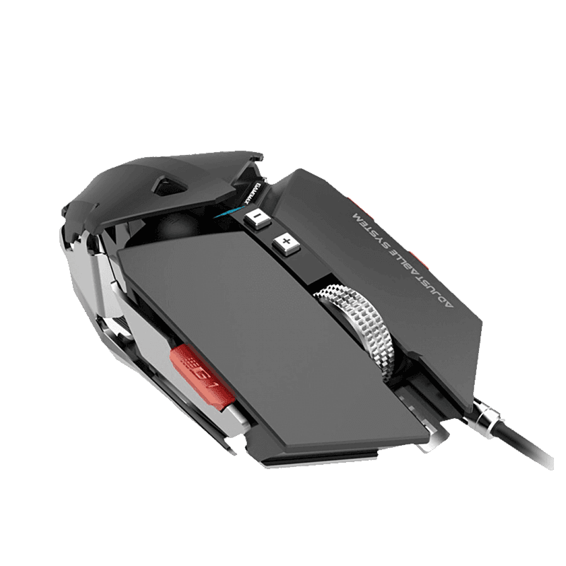 Gamemax Mouse Gx9 Wired Gaming 4000DPI 10 Buttons Metalic Black