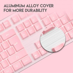 Fantech Keyboard K613L Fighter Ii Rgb Feel Mechanical Gaming Kb (Pink Sakura Edition)
