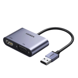 Ugreen Adapter Usb 3.0 To Hdmi , Vga Converter, Full Hd Cm449-20518