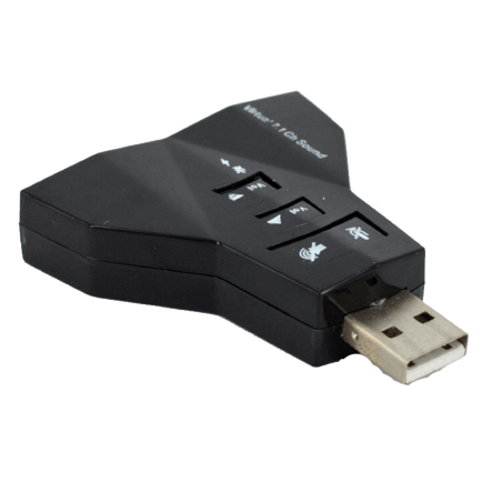 Board-X Sound Card Usb External 7.1 Channel 2 inputs