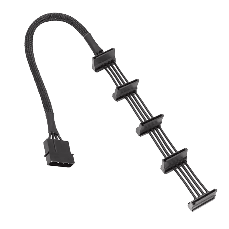 Board-x Cable Sata Power To 5 Sata