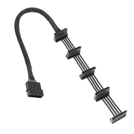 Board-x Cable Sata Power To 5 Sata