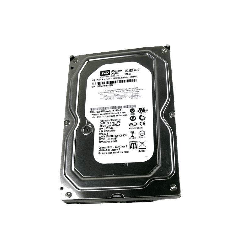 Hdd 3.5" 320Gb Sata Wd New Pull