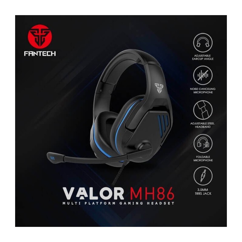 Fantech Headset Mh86 Valor Gaming (Black) Fantech Headset Mh86 Valor Gaming (Black)