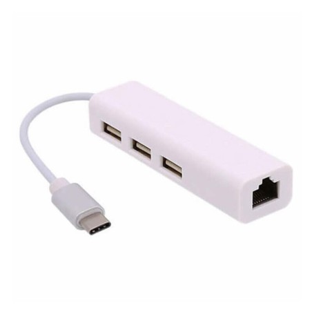 Board-x Adapter Usb C To Ethernet Gigabit + 3 Usb 2.0, Rj45 Network Card