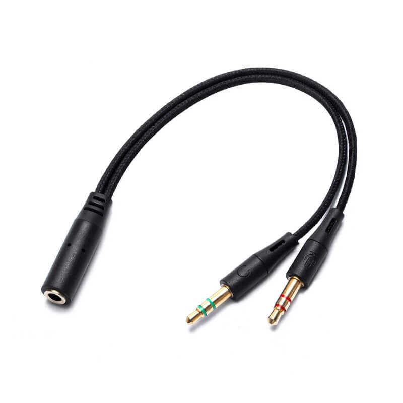 Board-x Audio Converter Line 2 Male To 1 Female Cord Two In One Board-x Audio Converter Line 2 Male To 1 Female Cord Two In One