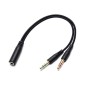 Board-x Audio Converter Line 2 Male To 1 Female Cord Two In One Board-x Audio Converter Line 2 Male To 1 Female Cord Two In One