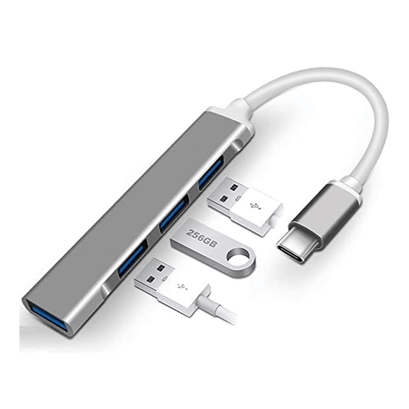 Board-x Hub Usb C Male To 4 Ports Usb A Female