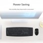 Micropack Keyboard & Mouse Km203W Black Wireless