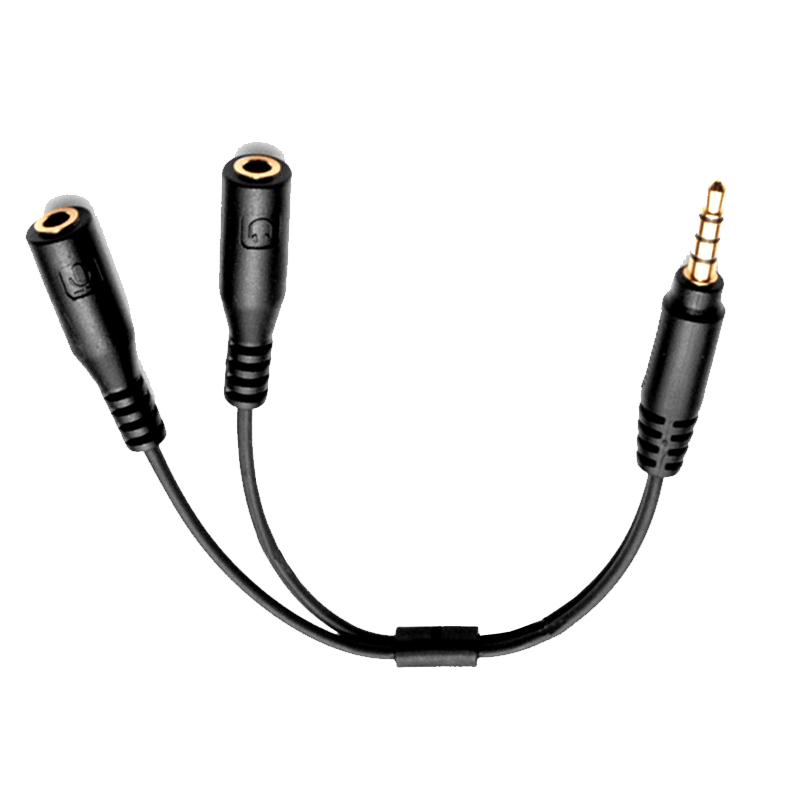 Cable Audio Splitter 3.5Mm Male To 2 Female Cable Audio Splitter 3.5Mm Male To 2 Female