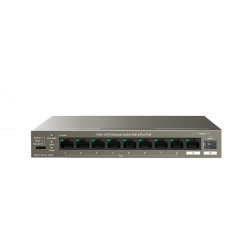 Tenda Switch Poe 10 Ports (9POe,1SFP) Gigabit Teg1110Pf-8-102W Unmanaged Desktop