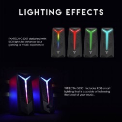 Fantech Speaker Gs301 Trifecta Bluetooth And Wired Rgb Gaming & Music