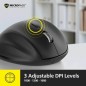 Micropack Mouse Mp-V01W Ergonomic Wireless Silent Switch (Black) Micropack Mouse Mp-V01W Ergonomic Wireless Silent Switch (Black)