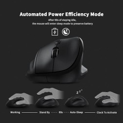 Micropack Mouse Mp-V01W Ergonomic Wireless Silent Switch (Black)