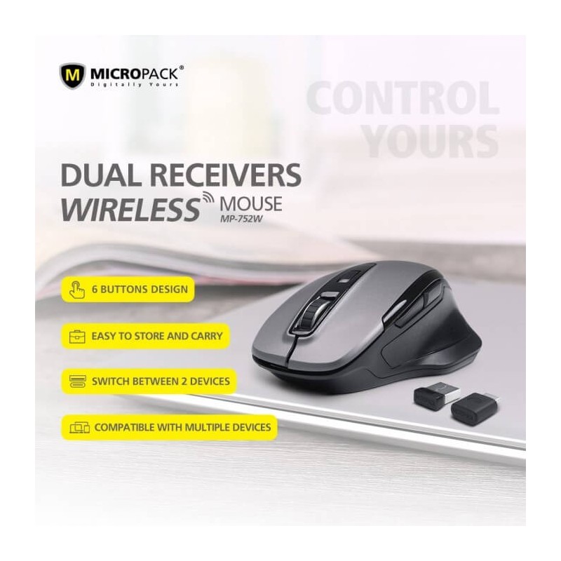 Micropack Mouse M-752W Speedy Pro Wireless Office Micropack Mouse M-752W Speedy Pro Wireless Office