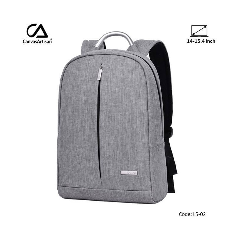 canvasartisan backpack L5-02 Light Gray, Durable, Water-Resistant & Light Weight canvasartisan backpack L5-02 Light Gray, Durable, Water-Resistant & Light Weight