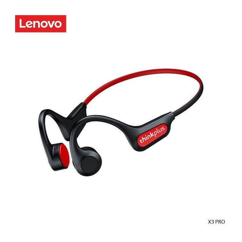 Lenovo Earphone Wireless Sports Bluetooth 5.3 In-Ear Bone Conduction Headphone With Mic X3 Pro (Black) Lenovo Earphone Wireless Sports Bluetooth 5.3 In-Ear Bone Conduction Headphone With Mic X3 Pro (Black)