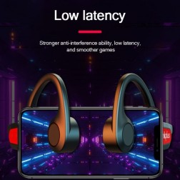 Lenovo Earphone Wireless Sports Bluetooth 5.3 In-Ear Bone Conduction Headphone With Mic X3 Pro (Black)