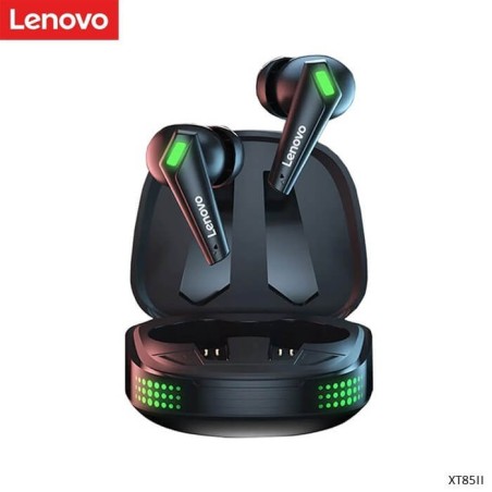 Lenovo Earphone Tws Wireless Bluetooth 5.1 Gaming Earbuds Xt85Ii (Black)