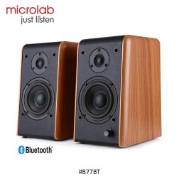 Microlab Speaker B77Bt Elegant Wooden Stereo Bluetooth System